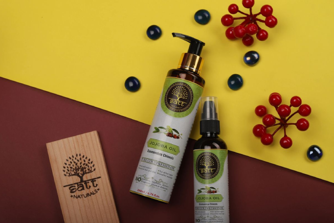 Acne routine with Jojoba oil Satt Naturals