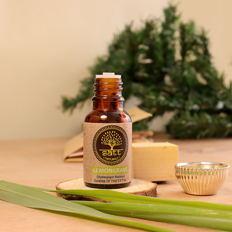 100 Natural Lemongrass Essential Oil For Pain Relief Satt Naturals